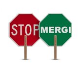 Paleta trafic santier mergi si stop